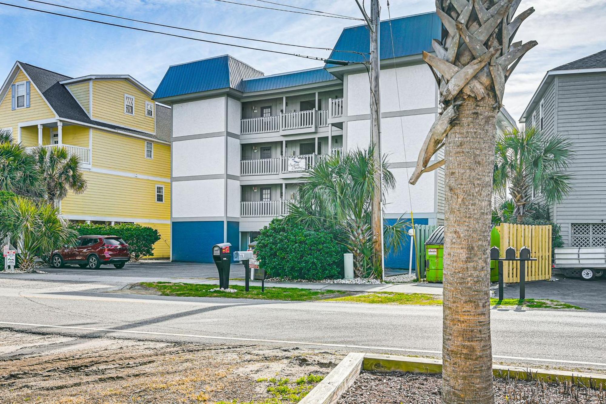 On-The-Beach Escape Oceanfront In Surfside! Мертл-Біч Екстер'єр фото