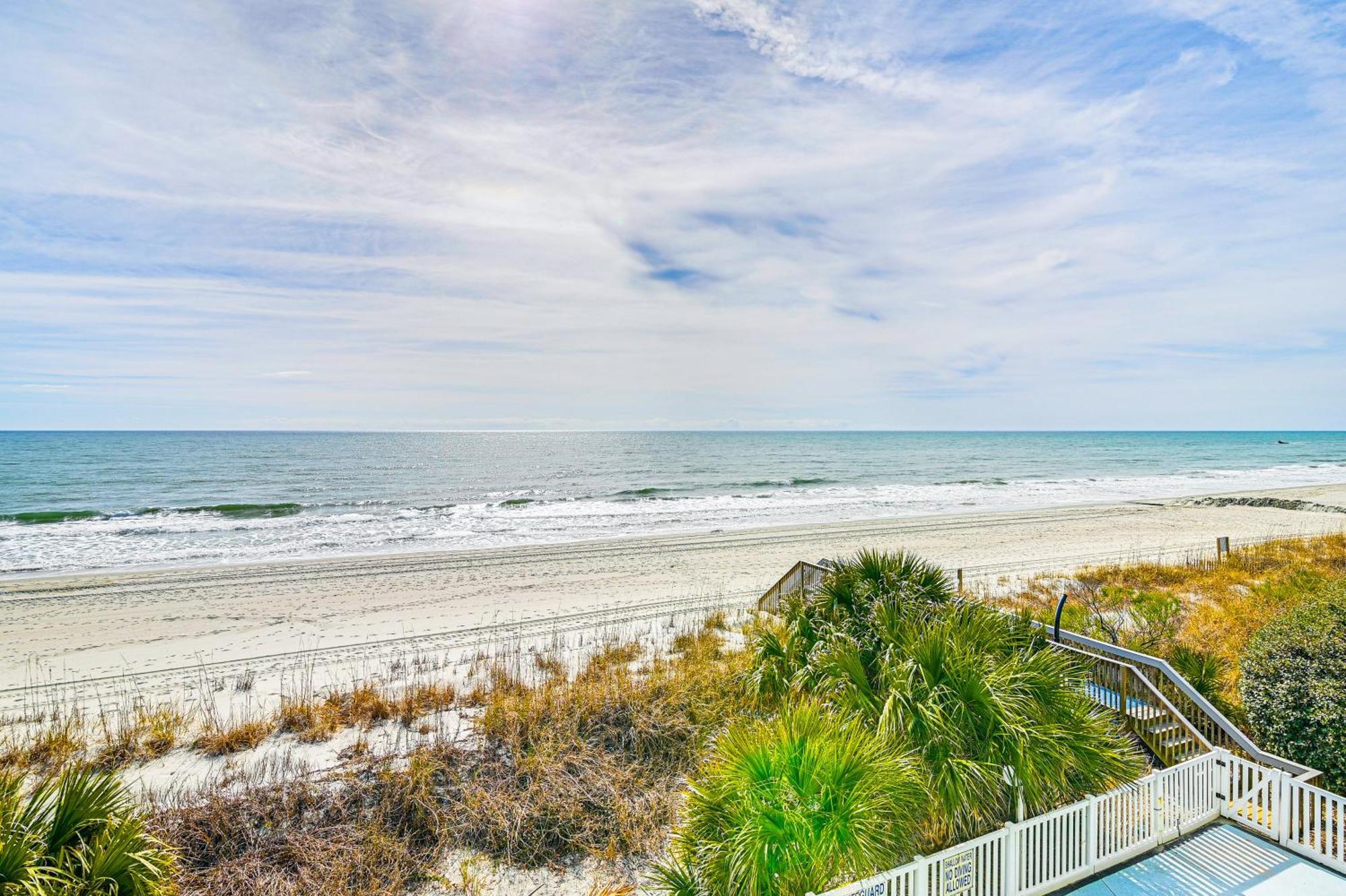 On-The-Beach Escape Oceanfront In Surfside! Мертл-Біч Екстер'єр фото