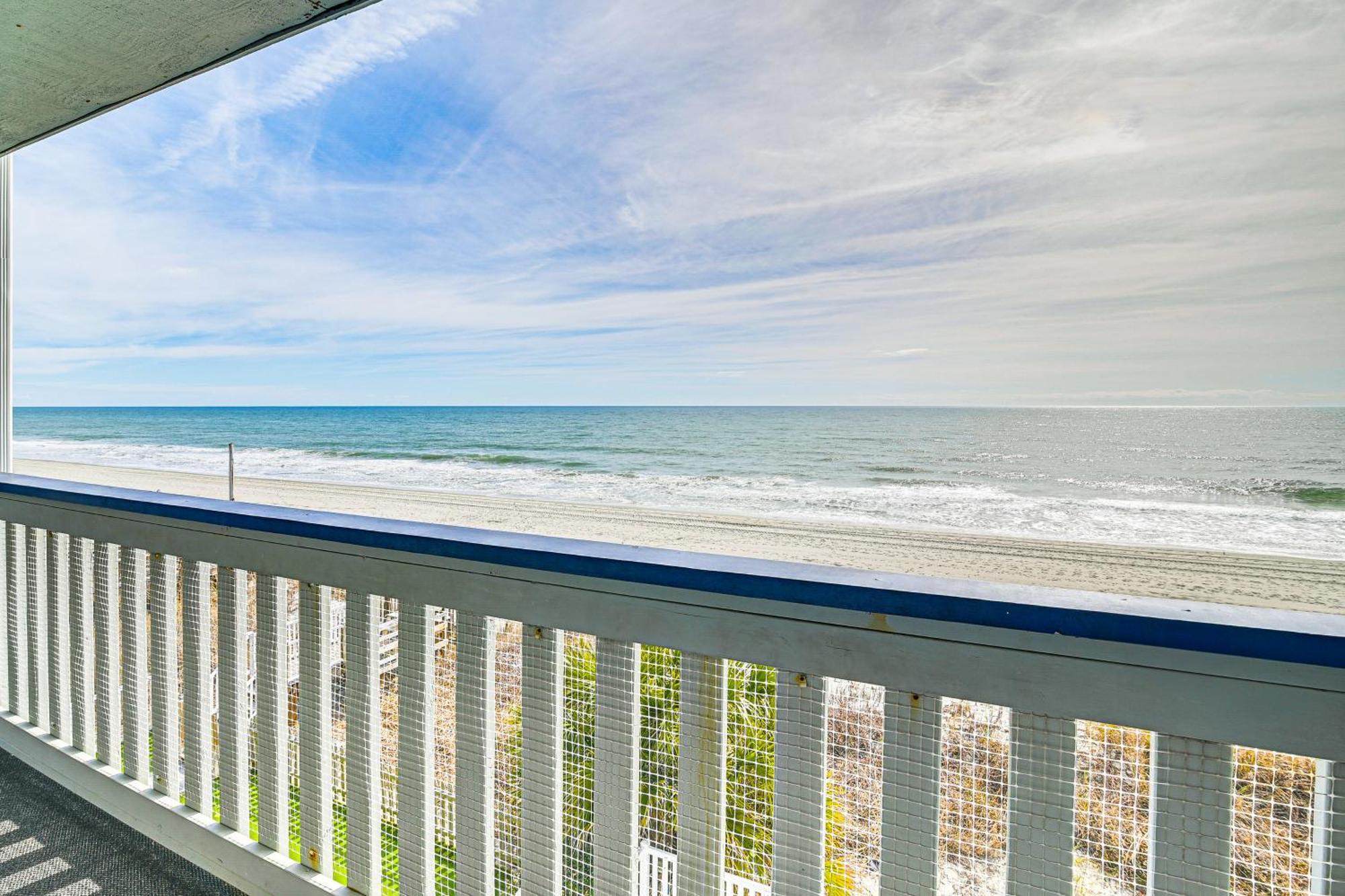 On-The-Beach Escape Oceanfront In Surfside! Мертл-Біч Екстер'єр фото