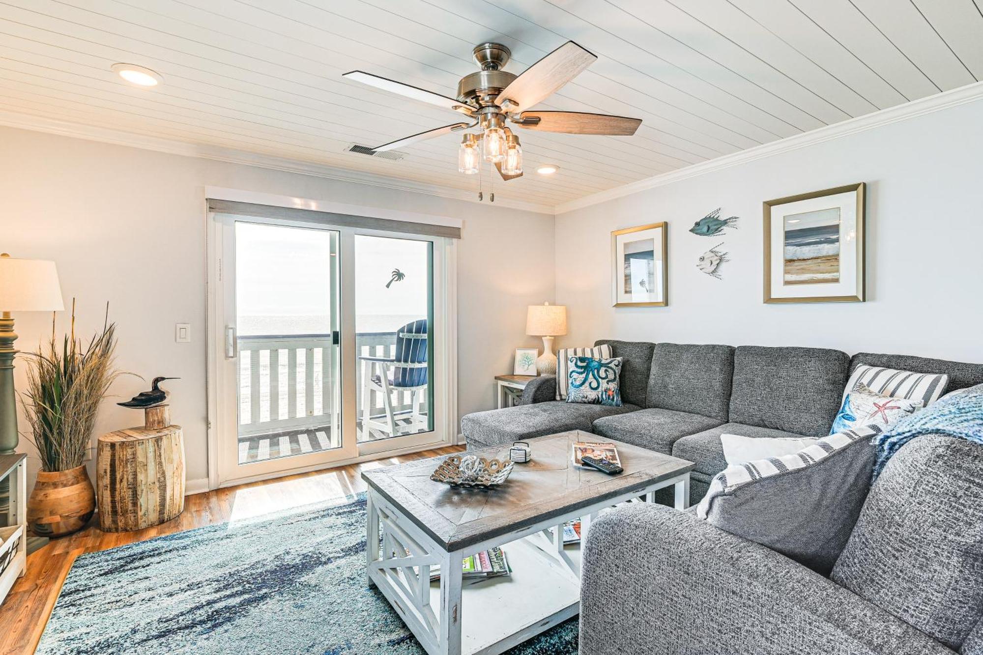 On-The-Beach Escape Oceanfront In Surfside! Мертл-Біч Екстер'єр фото